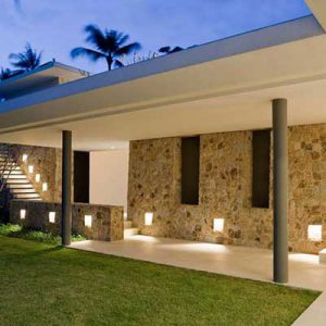 نمونه طراحی دیوار بیرونی خانه